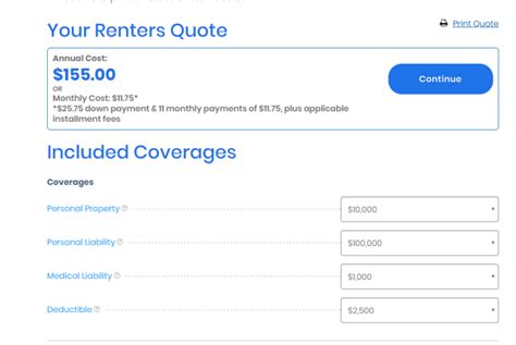 Quote For Renters Insurance