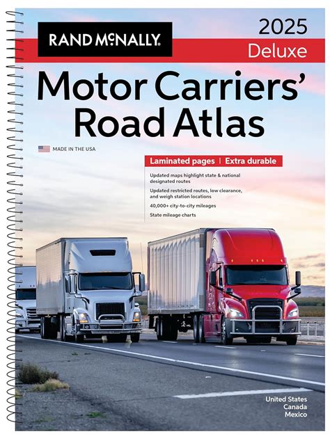 Rand Mcnally Large Scale Motor Carriers Atlas Road Atlas Atlas Rand Mcnally Large Scale Motor Carriers Atlas Road Atlas Atlas