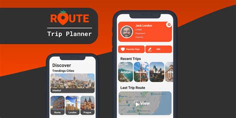 Route Trip Planner App Figma Route Trip Planner App Figma