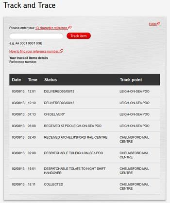 Royal Mail Tra K