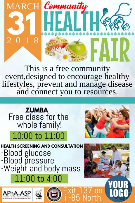 Sample Health Fair Template Sample Health Fair Template