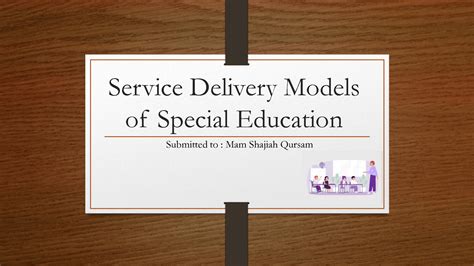 Service Delivery Models For Special Education