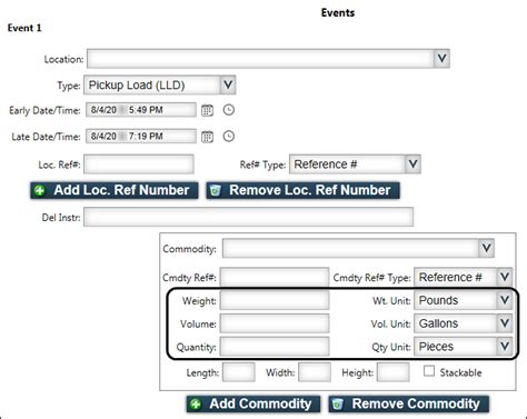 Setting Default Field Values On The Tender Shipment Page Trimble Web Setting Default Field Values On The Tender Shipment Page Trimble Web
