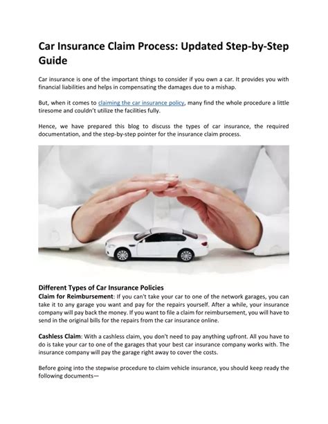 Step By Step Guide To The Car Insurance Claims Process Reads Insurance Step By Step Guide To The Car Insurance Claims Process Reads Insurance