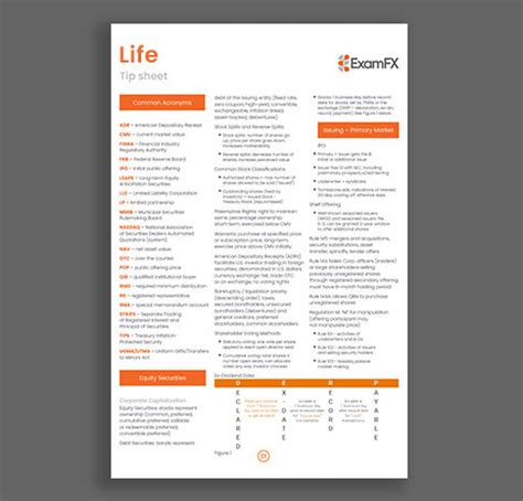 Tip Sheet For Life Insurance Prelicensing Exam Prep By Examfx Tip Sheet For Life Insurance Prelicensing Exam Prep By Examfx