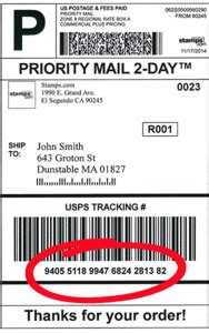 Tracking Number Priority Mail Tracking Number Priority Mail