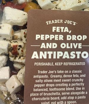Trader Joe S Feta Pepper Drop And Olive Antipasto Reviews Trader Joe Trader Joe S Feta Pepper Drop And Olive Antipasto Reviews Trader Joe