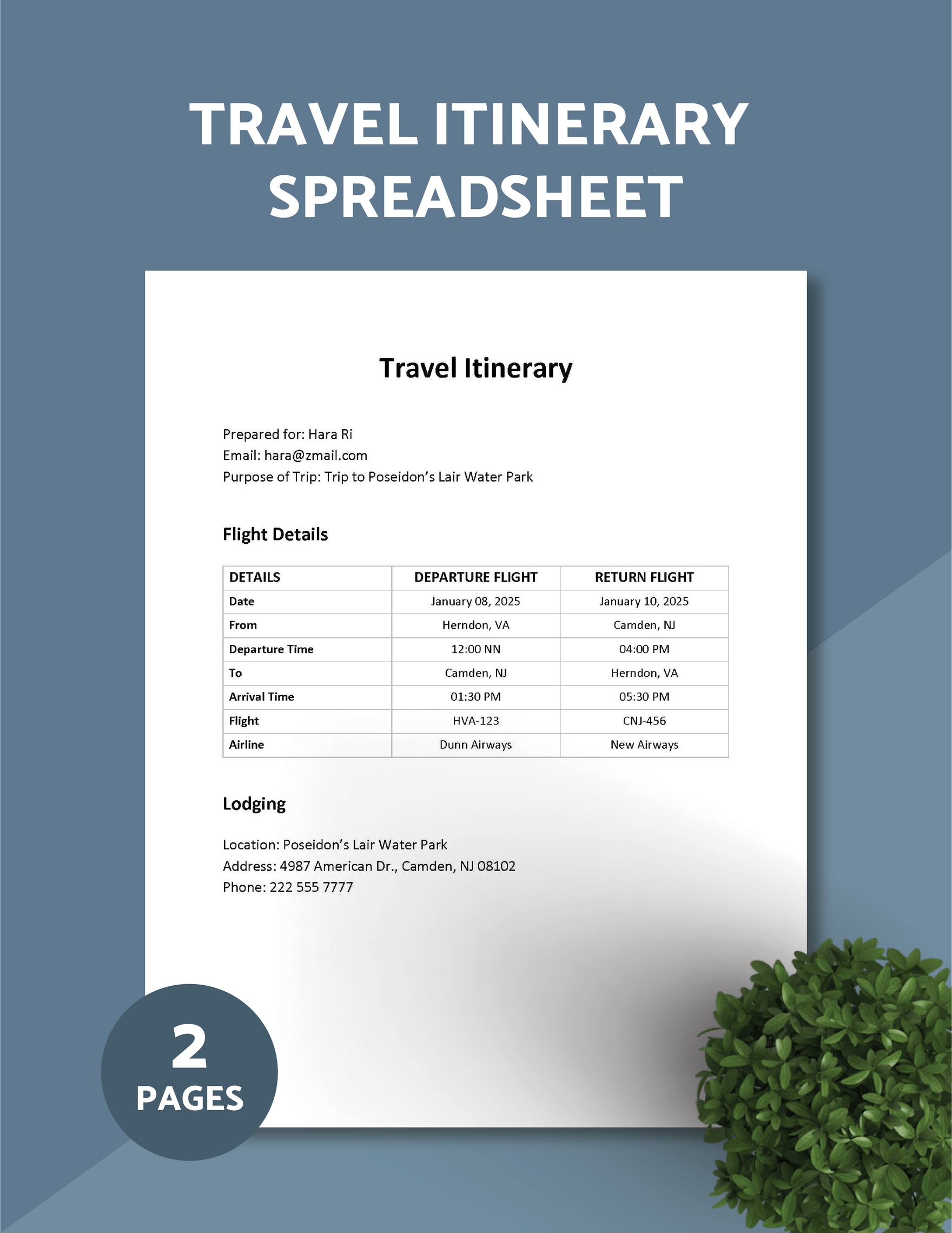 Travel Itinerary Template Free Google Docs Get What You Need For Free