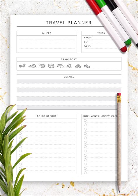 Travel Planner Template Original Style Template Printable Pdf Travel Planner Template Original Style Template Printable Pdf