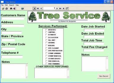 Tree Care Software