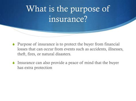 What Are The Purpose Of Insurance What Are The Purpose Of Insurance