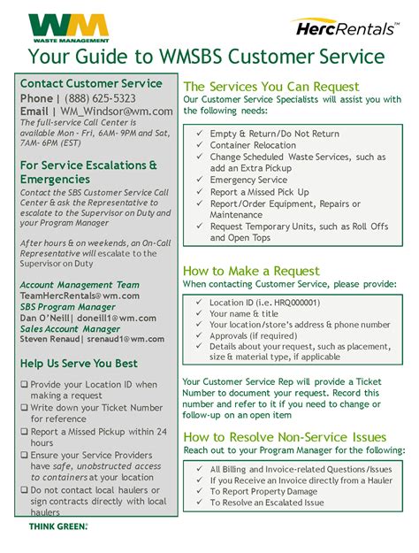 What Is The 1800 Number To Waste Management Customer Service
