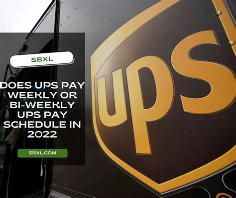 When Does Ups Pay When Does Ups Pay