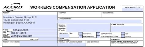 Workers Compensation Insurance Quotes